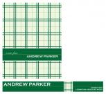 Men's Plaid Personal Stationery by Lina Goldberg