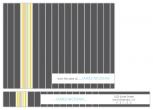 Striped Suit Personal Stationery by Inkling Paper