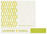 Pineapple Pattern Personal Stationery by Jody Wody