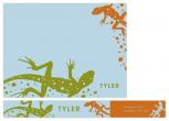 leapin’ lizards Personal Stationery by sweet tree studio