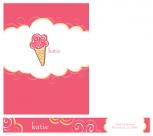 Clouds of Ice Cream Personal Stationery by Sandra Pons