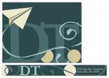 TOPPING paper plane greetings Personal Stationery by Deanne Topping