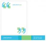 He Says Personal Stationery by Portia Monberg