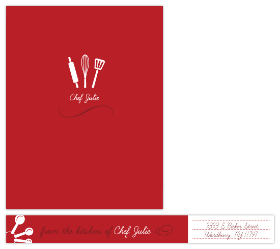 personal stationery - Chef's Notes by Design Lotus