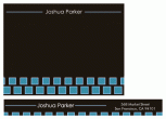 Blue Squares Personal Stationery by Tenisha Proctor