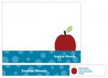 Juicy Apple Personal Stationery by Amelia Wolff