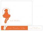 Jump Rope Personal Stationery by Lina Goldberg