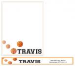 Basketball Personal Stationery by Sharon