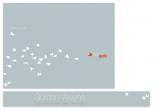 migrating birds Personal Stationery by Deniz Ören 