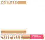 Bold Stripes Personal Stationery by Caiti Vishoot | Caitidid Designs
