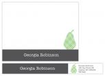 Trendy Pear Personal Stationery by Amelia Wolff