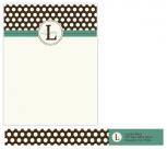 Choco Dots Personal Stationery by paper patch ink