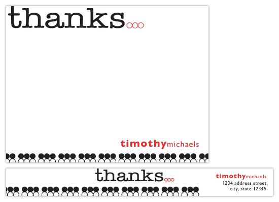 personal stationery - Thanks Man by Papercake Designs