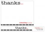 Thanks Man Personal Stationery by Papercake Designs