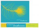 Mrs. Peacock Personal Stationery by Baker Creative