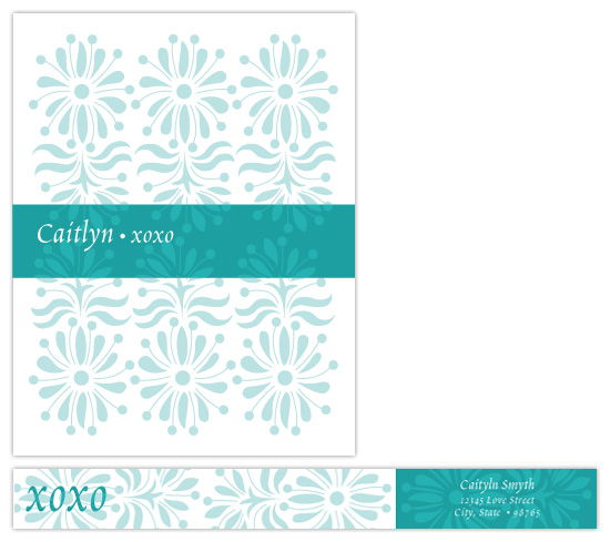 personal stationery - xoxo by Papercake Designs
