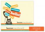 Say hello your way Personal Stationery by Gakemi Art+Design