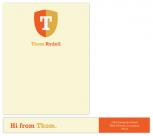 Li'l Rugby Personal Stationery by Jody Wody