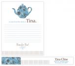 Tea Time Personal Stationery by Wendy Sommers