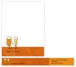 So Hoppy Together Personal Stationery by Sue Bakkila