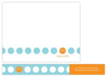 merry dots Personal Stationery
