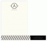classic monogram Personal Stationery by Annie Clark