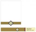 Diamond Mono Personal Stationery by Studio Celeste