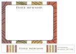 Organic Lines Personal Stationery by Studio Celeste