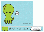 if an octopus could talk Personal Stationery by roxanne chang