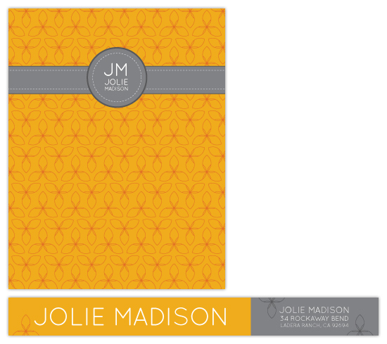 personal stationery - Orange You Pretty by Kellie Medivitz