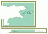 A Hip Hello Personal Stationery by Push Papers