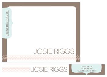 For pinks sake Personal Stationery