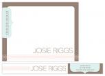 For pinks sake Personal Stationery by Two Pooch Paperie