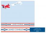US Junior Pilot Personal Stationery by Gakemi Art+Design