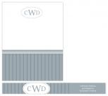 Wainscot Simplicity Personal Stationery by Rebekah Canavan