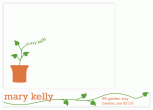 how does your garden grow Personal Stationery by roxanne chang