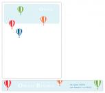 Hotairballoons Personal Stationery by Erin Rau