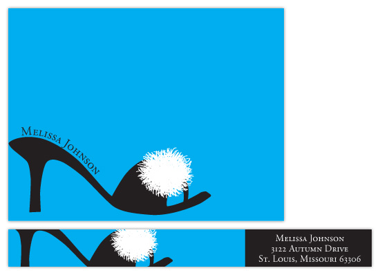 personal stationery - I Heart Shoes by melmade