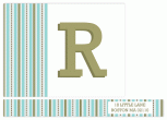 my initial thoughts Personal Stationery by roxanne chang