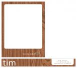 wood tablet Personal Stationery by Erin Rau