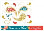 Paisley Swirl Personal Stationery by Yolanda Mariak Chendak