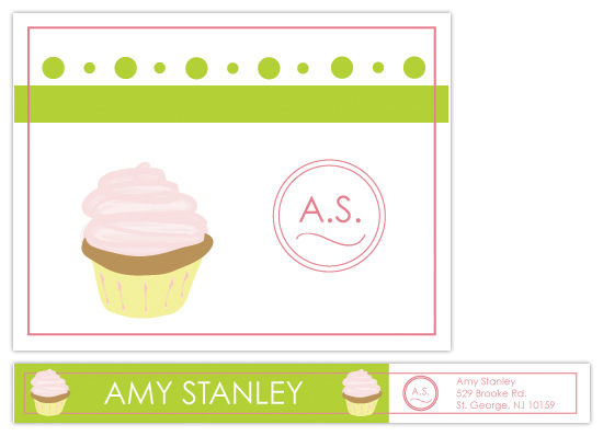 Cupcake Fun Personal Stationery