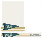 Vintage Pennant Personal Stationery by Sarah Lenger