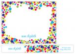 Playful Polka Dots Personal Stationery by Claire P Chandler