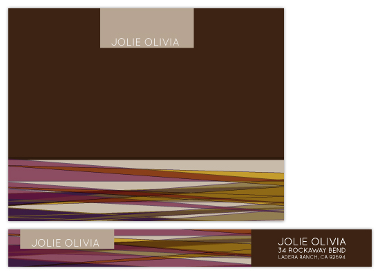 personal stationery - Forest Sunset by Kellie Medivitz