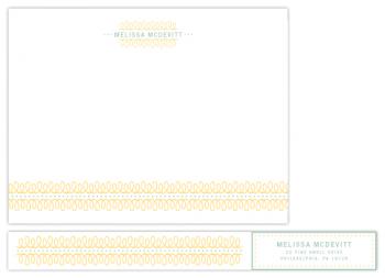 Lovely Swirls Personal Stationery