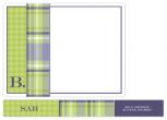 Wrapped in Plaid Personal Stationery by Gypsy Papers