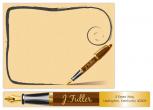 Ink Pen Personal Stationery by CBeeProject