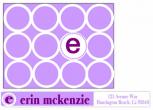 PURPLE STATIONERY Personal Stationery by ERIN MCKENZIE
