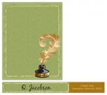 Feathered Ink Well  Personal Stationery by CBeeProject